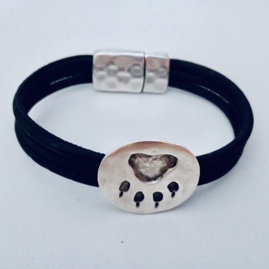 Pfoten Armband aus Kork