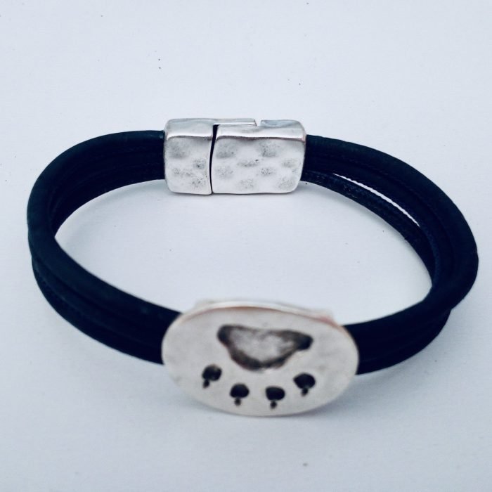 Pfoten Armband aus Kork