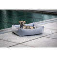 Bild in Galerie-Betrachter laden, Laboni OUTDOOR Hundebett - SMOOTH BLACK SILK