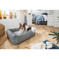 Bild in Galerie-Betrachter laden, Laboni OUTDOOR Hundebett - SMOOTH BLACK SILK
