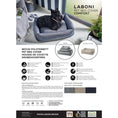 Bild in Galerie-Betrachter laden, Laboni OUTDOOR Hundebett - SMOOTH BLACK SILK