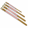 Bild in Galerie-Betrachter laden, Hey Lana Premium Hundehalsband, gepolstert - Pink/Beige
