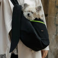 Bild in Galerie-Betrachter laden, MOOF Barcelona Le Loop Black (schwarz)– stilvolle Hundetragetasche für kleine Hunde