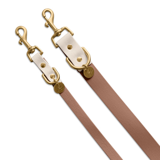 Führleine Outdoor FLEX - 3-fach verstellbar - Mocca Mousse/Beige