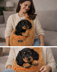 Bild in Galerie-Betrachter laden, MOOF. Barcelona Le Loop Schleife Teddy – Hundetragetasche für kleine Hunde