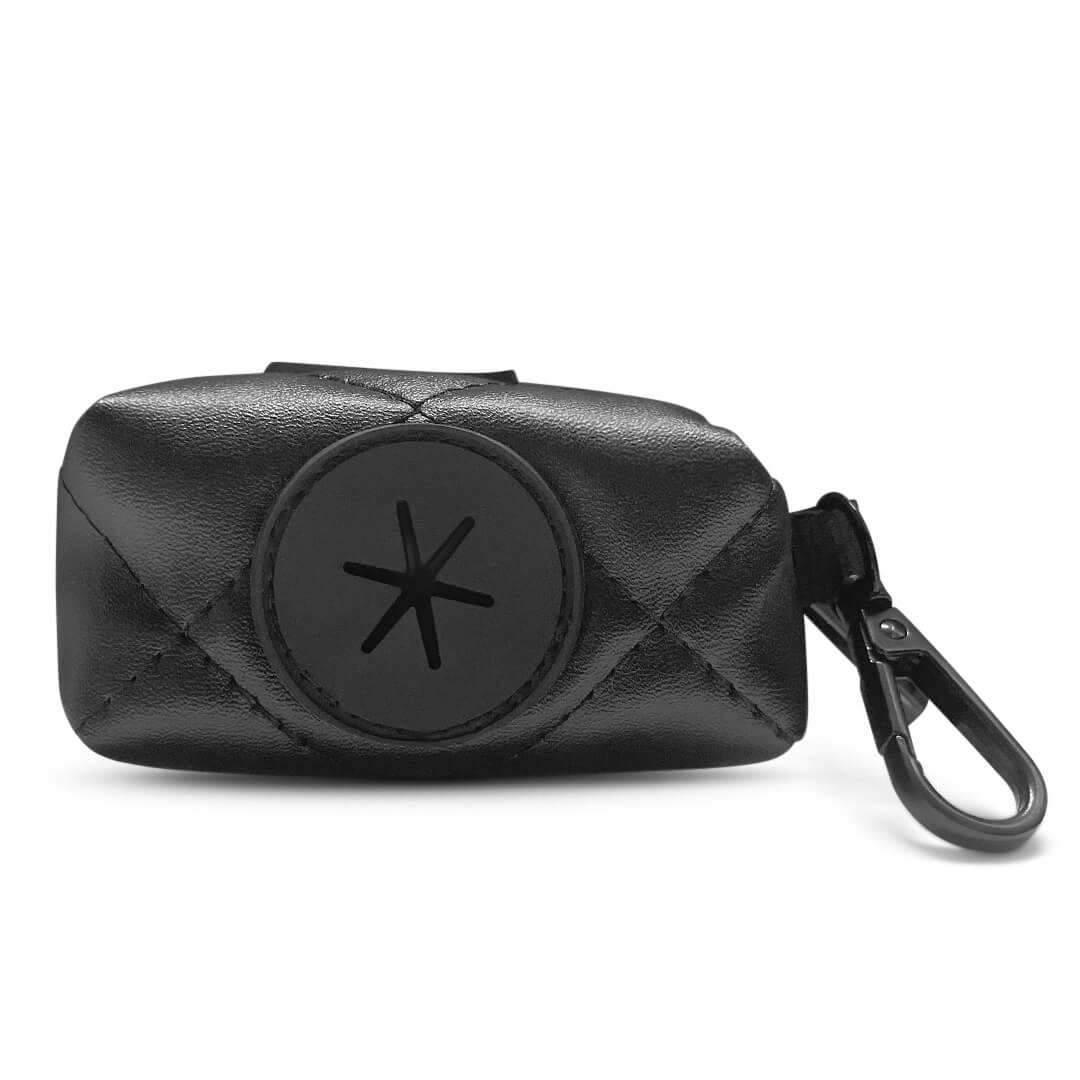 Kotbeutelspender - Schwarz - Heißer Scheiß