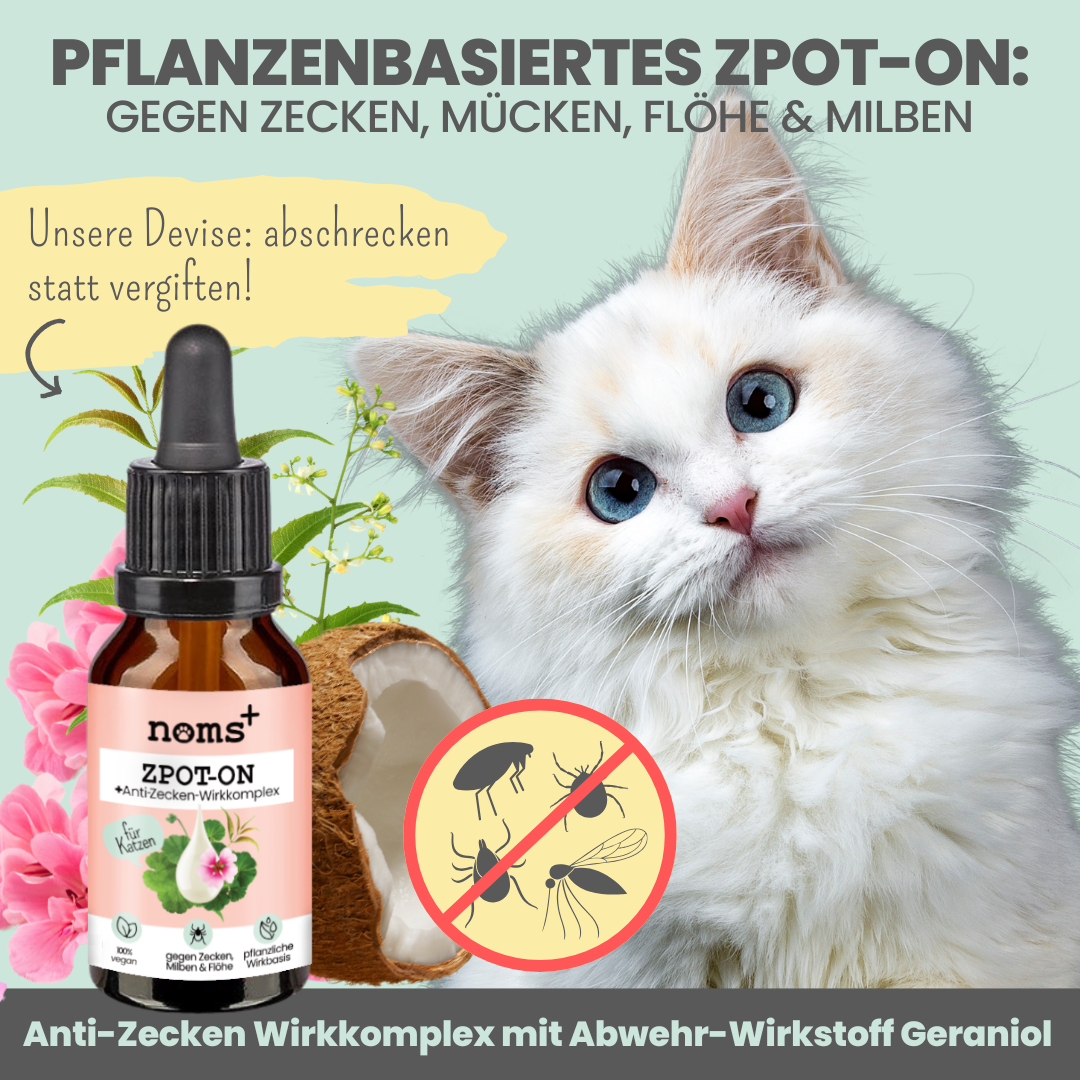 Zpot-on für Katzen gegen Zecken, Flöhe, Milben und Mücken