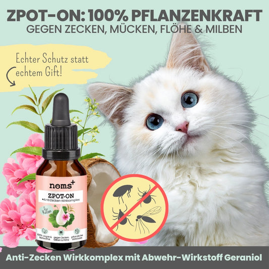 Zpot-on für Katzen gegen Zecken, Flöhe, Milben und Mücken