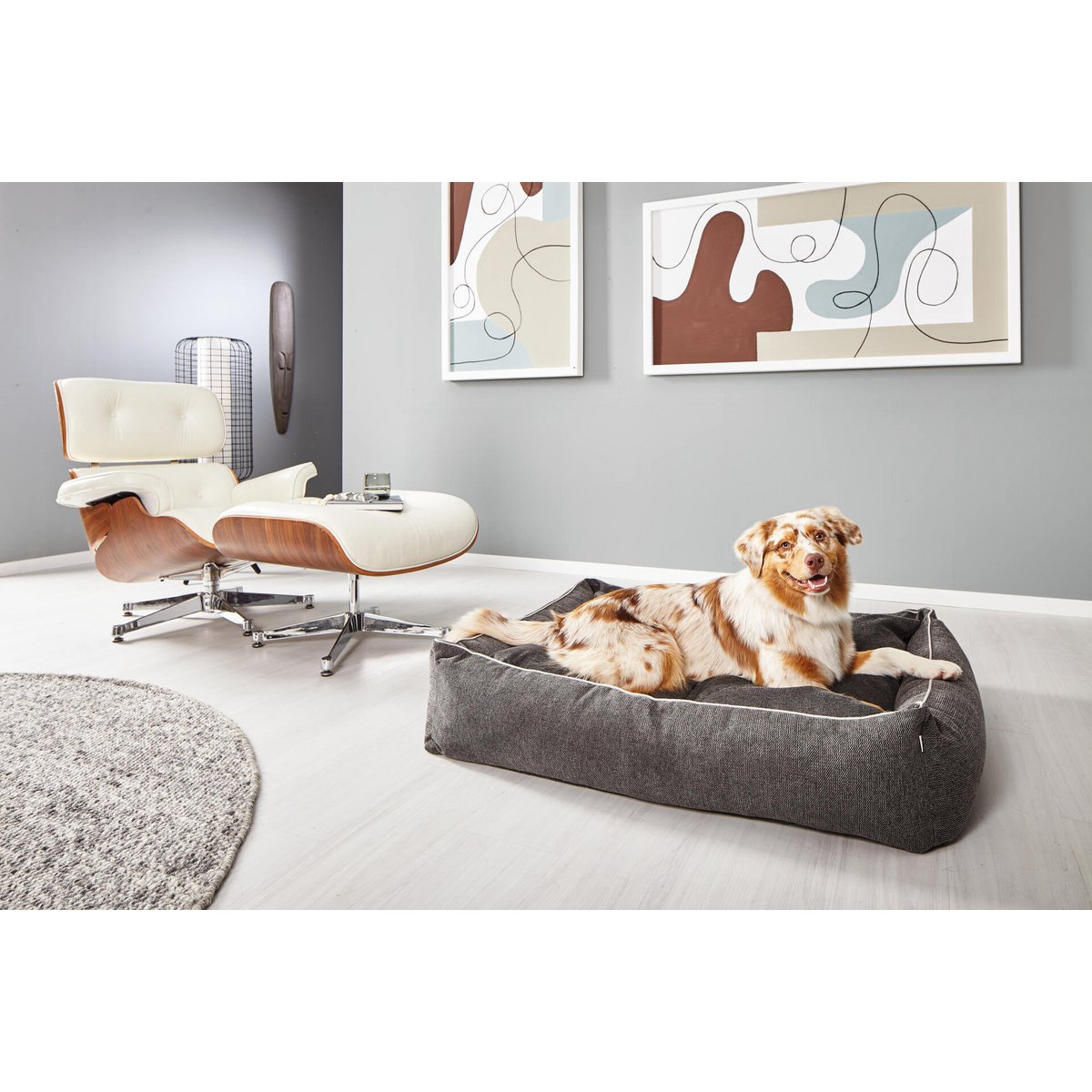 Laboni CLASSIC Hundebett - ECO Graphit