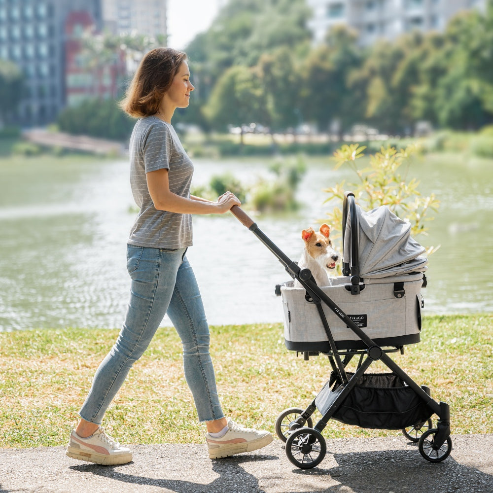 Flytta Plus – Abnehmbarer Haustier Buggy (bis zu 20 kg)