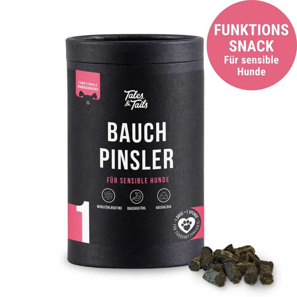 Tales & Tails Bauchpinsler – Verdauungs-Snack mit Lamm für Hunde