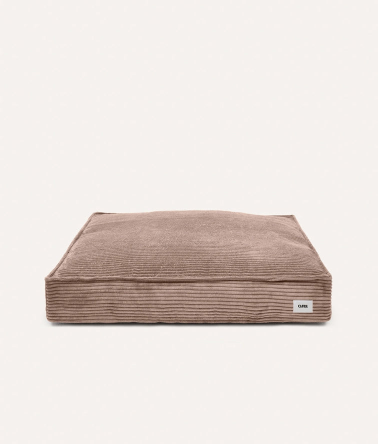 CAFIDE Beiges Cord-Hundebett „Cuadra“