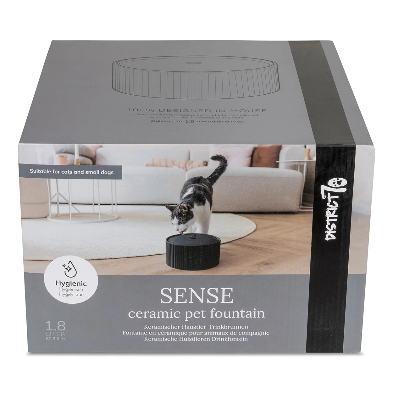 SENSE - Keramik Trinkbrunnen 1800ml