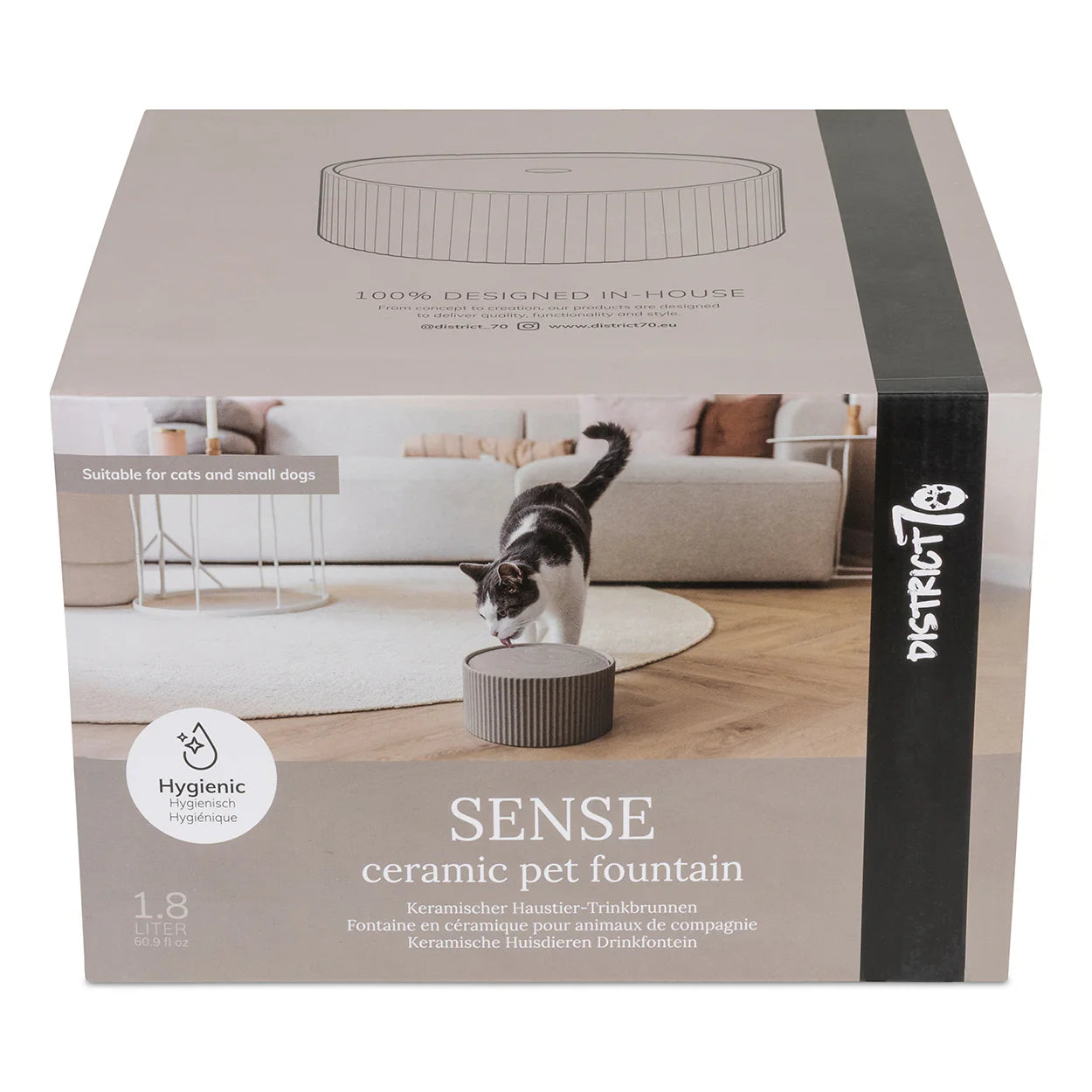 SENSE - Keramik Trinkbrunnen 1800ml
