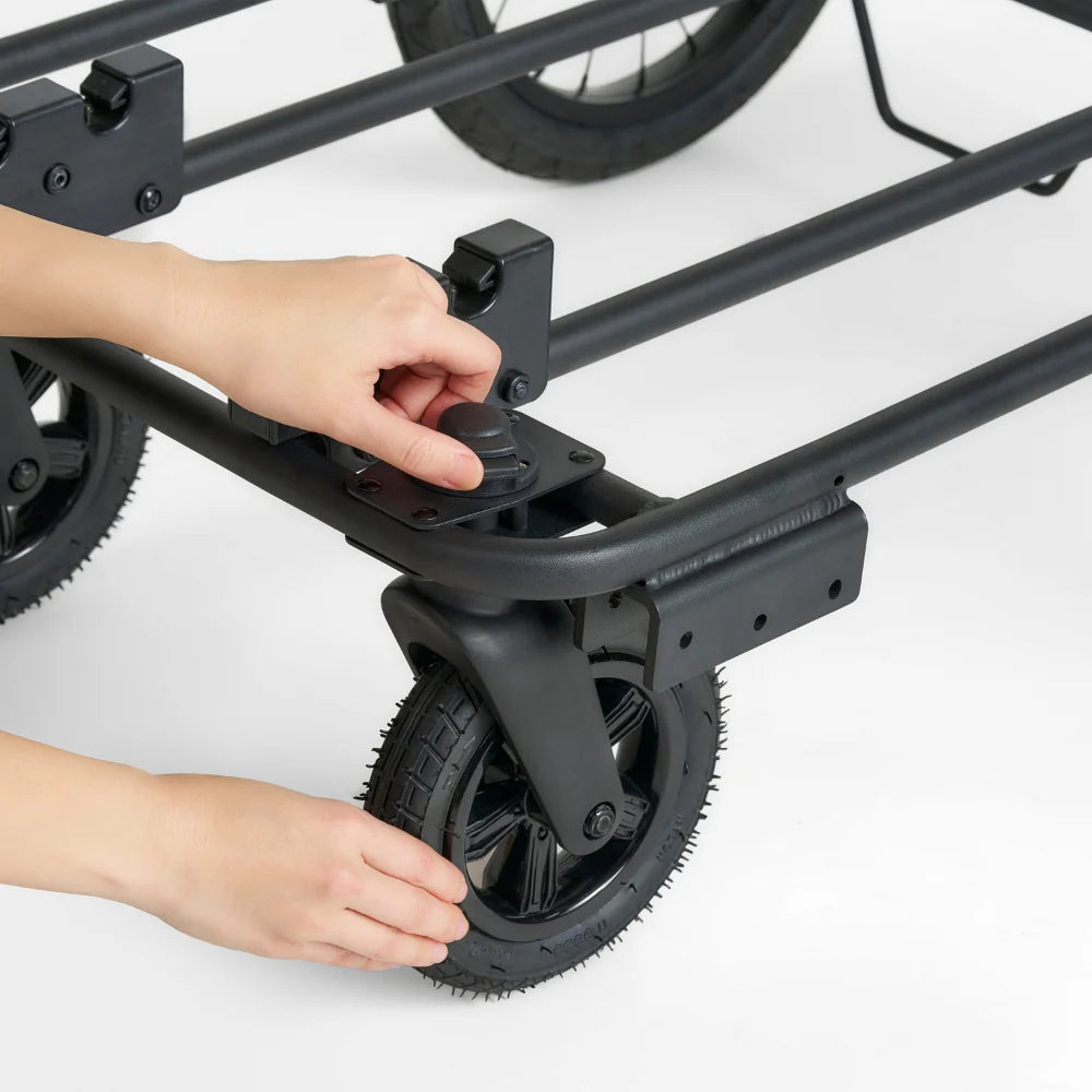 KING Hundebuggy-Gestell – Stabiler Aluminiumrahmen für bis zu 50 kg