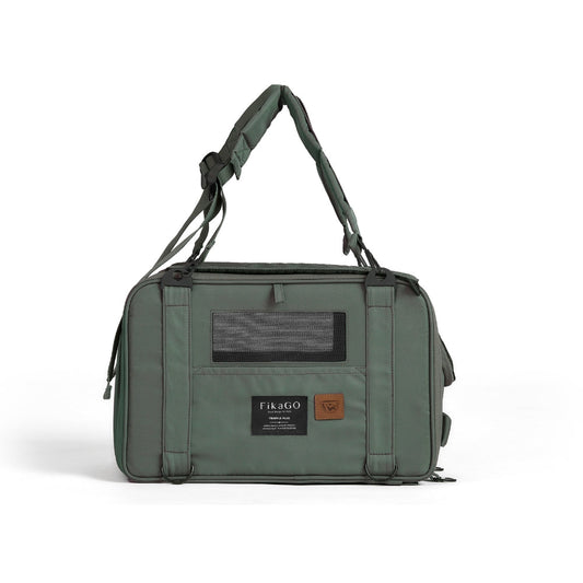 fikaGo Hunde und Katzen Reisetragetasche in olive