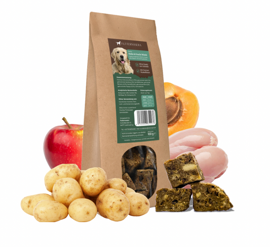 Snacks Huhn & Frucht Würfel (getreidefrei)