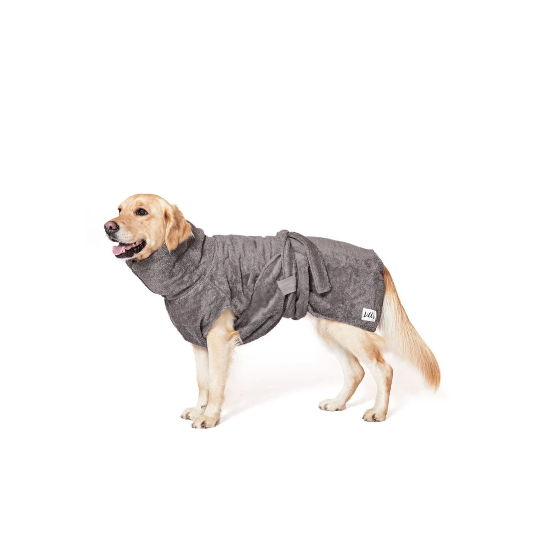 Hundebademantel aus Bio-Baumwolle