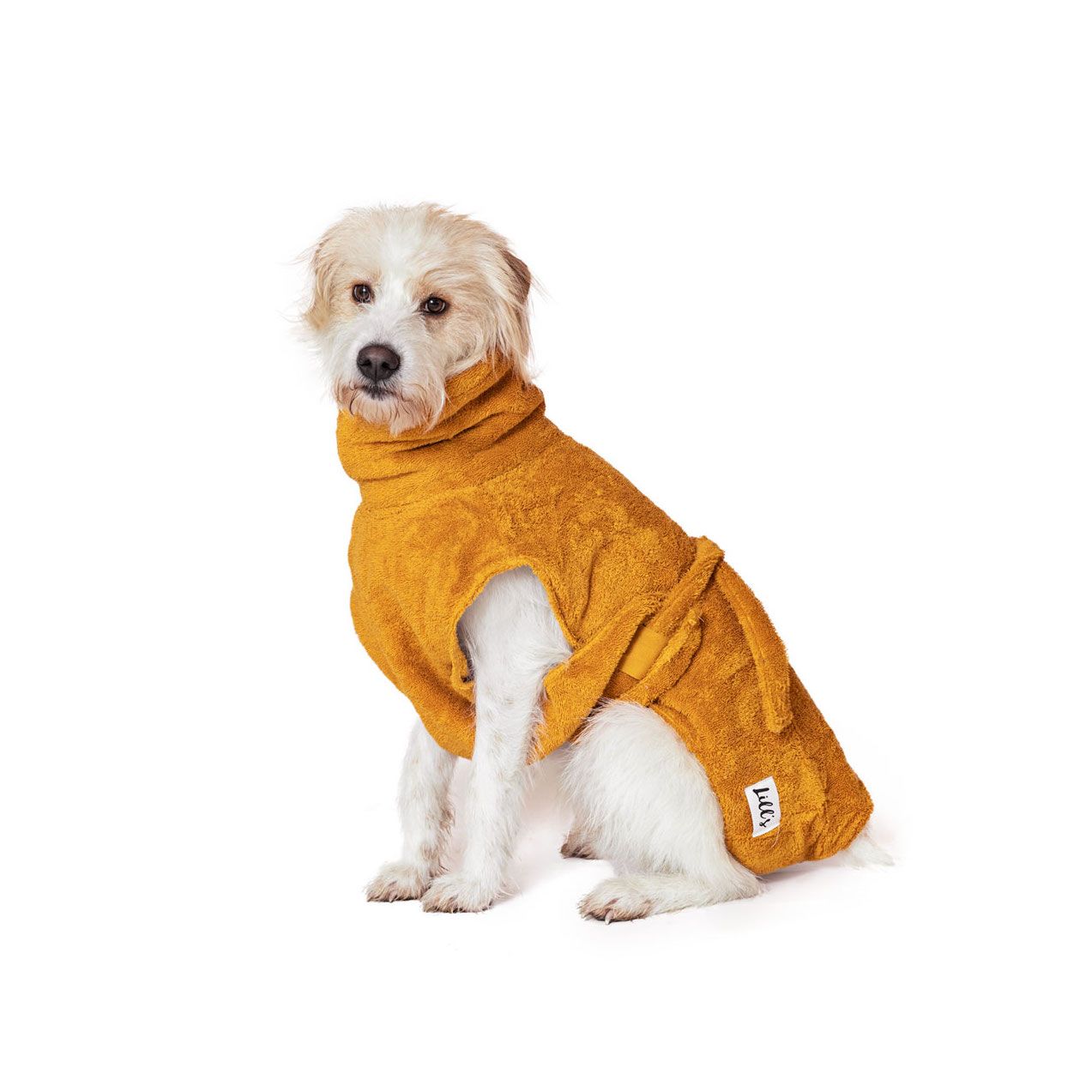 Hundebademantel aus Bio-Baumwolle