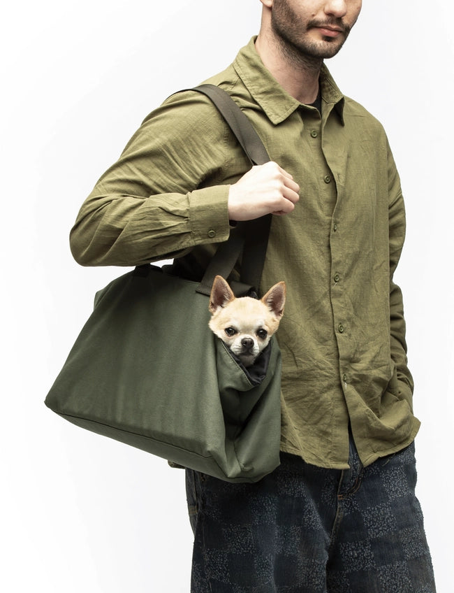Hundetragetasche fuer kleine Hunde in olive von United Pets