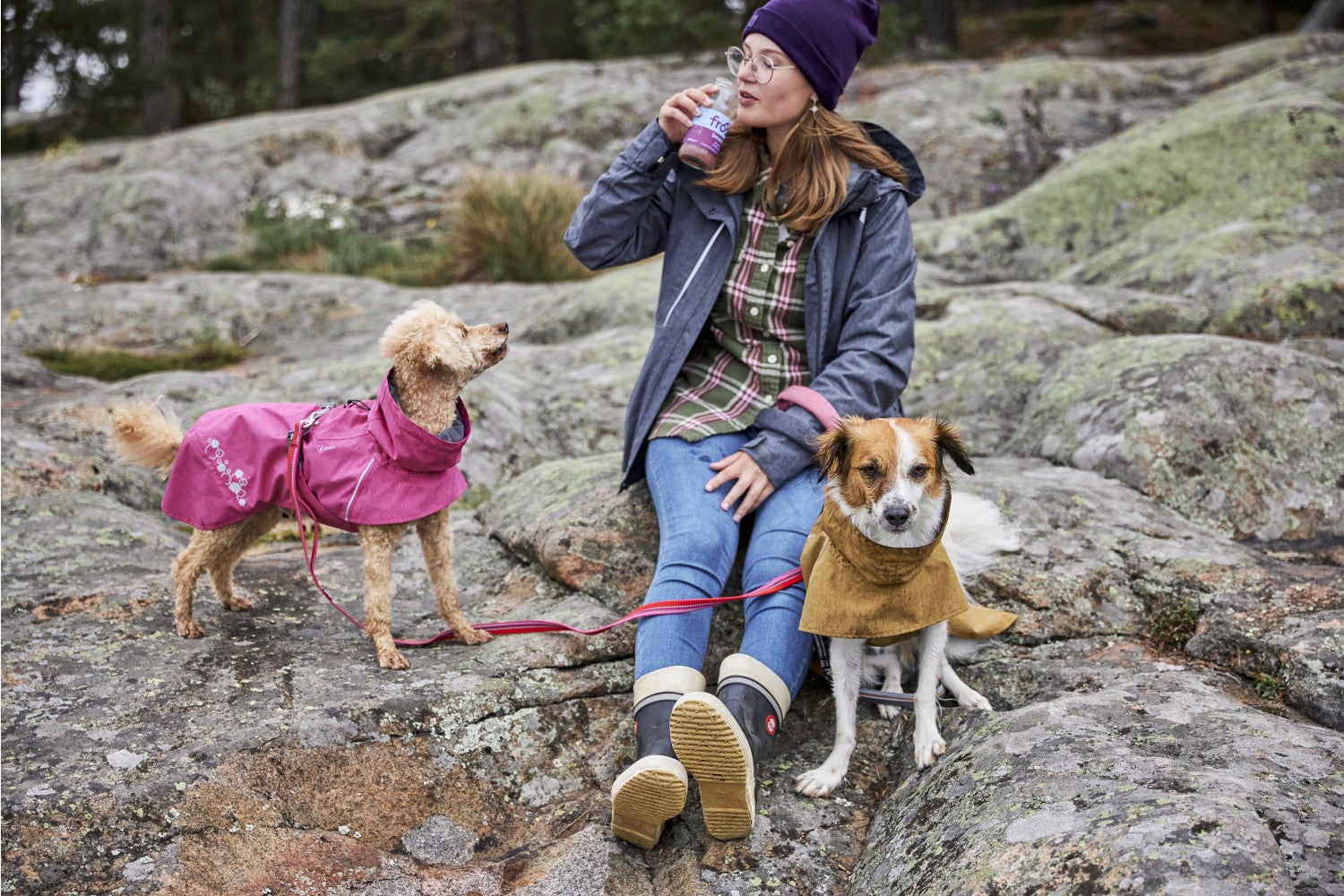 Hurtta Regenmantel Monsoon Coat II ECO