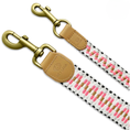Bild in Galerie-Betrachter laden, Kollektion Très chic - Set Hundehalsband und Leine - Pink/Beige
