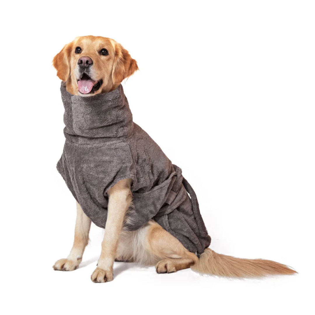 Hundebademantel aus Bio-Baumwolle