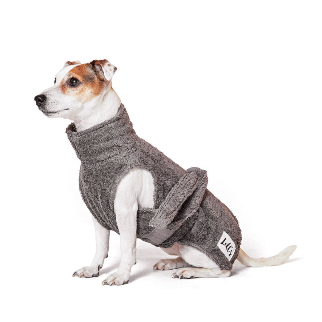 Hundebademantel aus Bio-Baumwolle