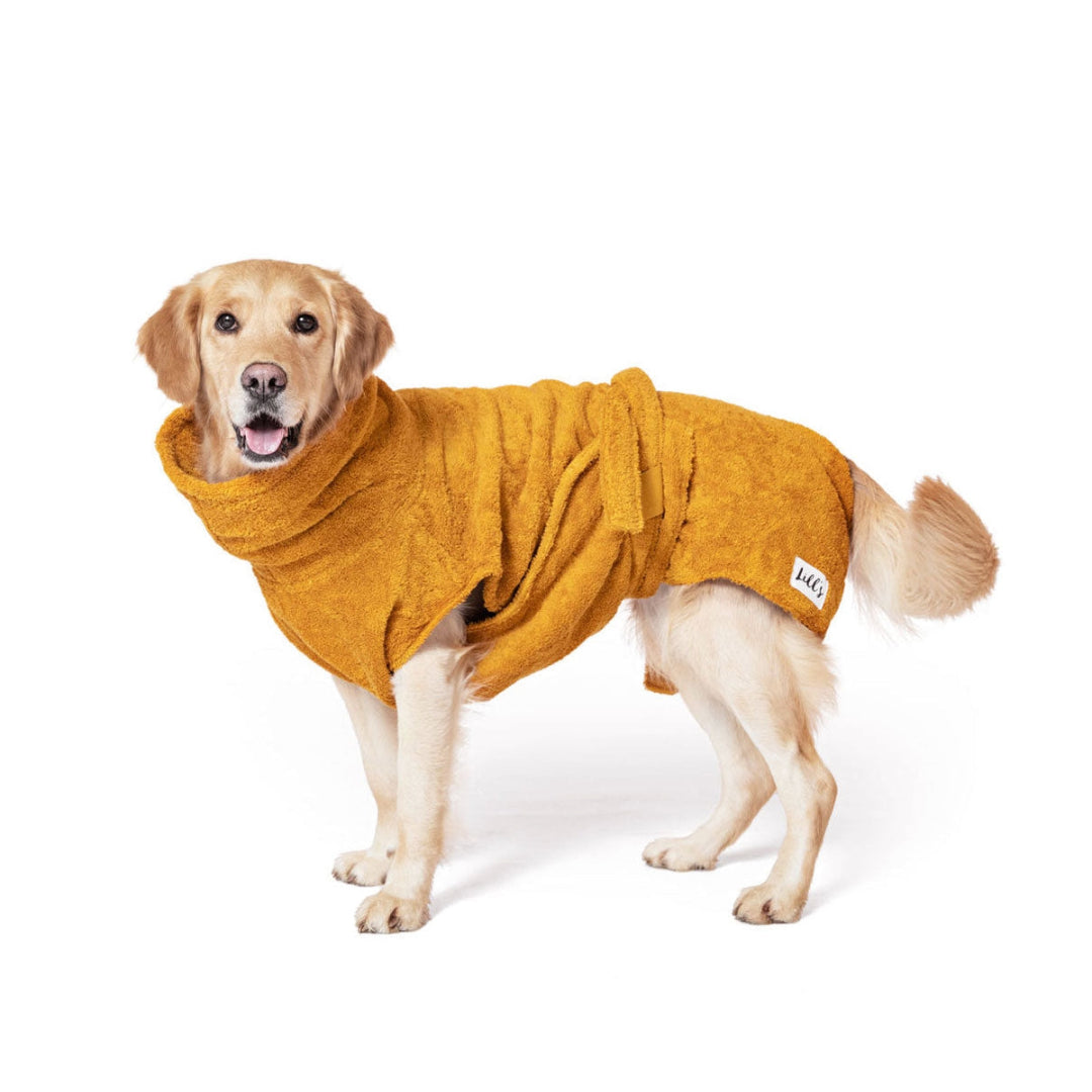 Hundebademantel aus Bio-Baumwolle