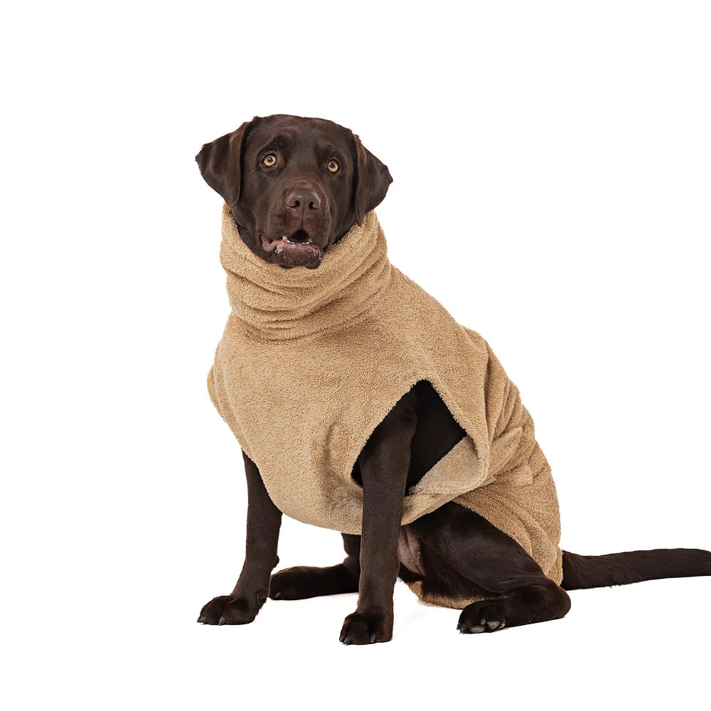 Hundebademantel aus Bio-Baumwolle