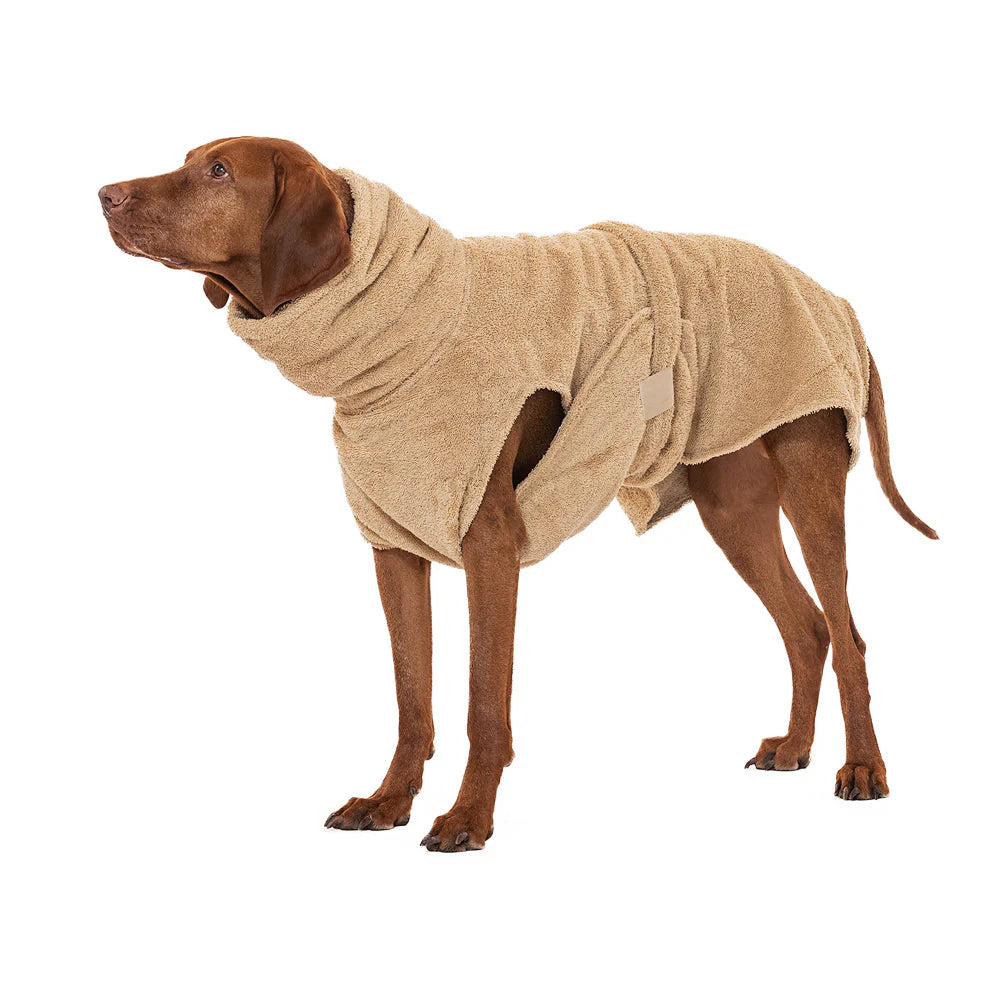 Hundebademantel aus Bio-Baumwolle