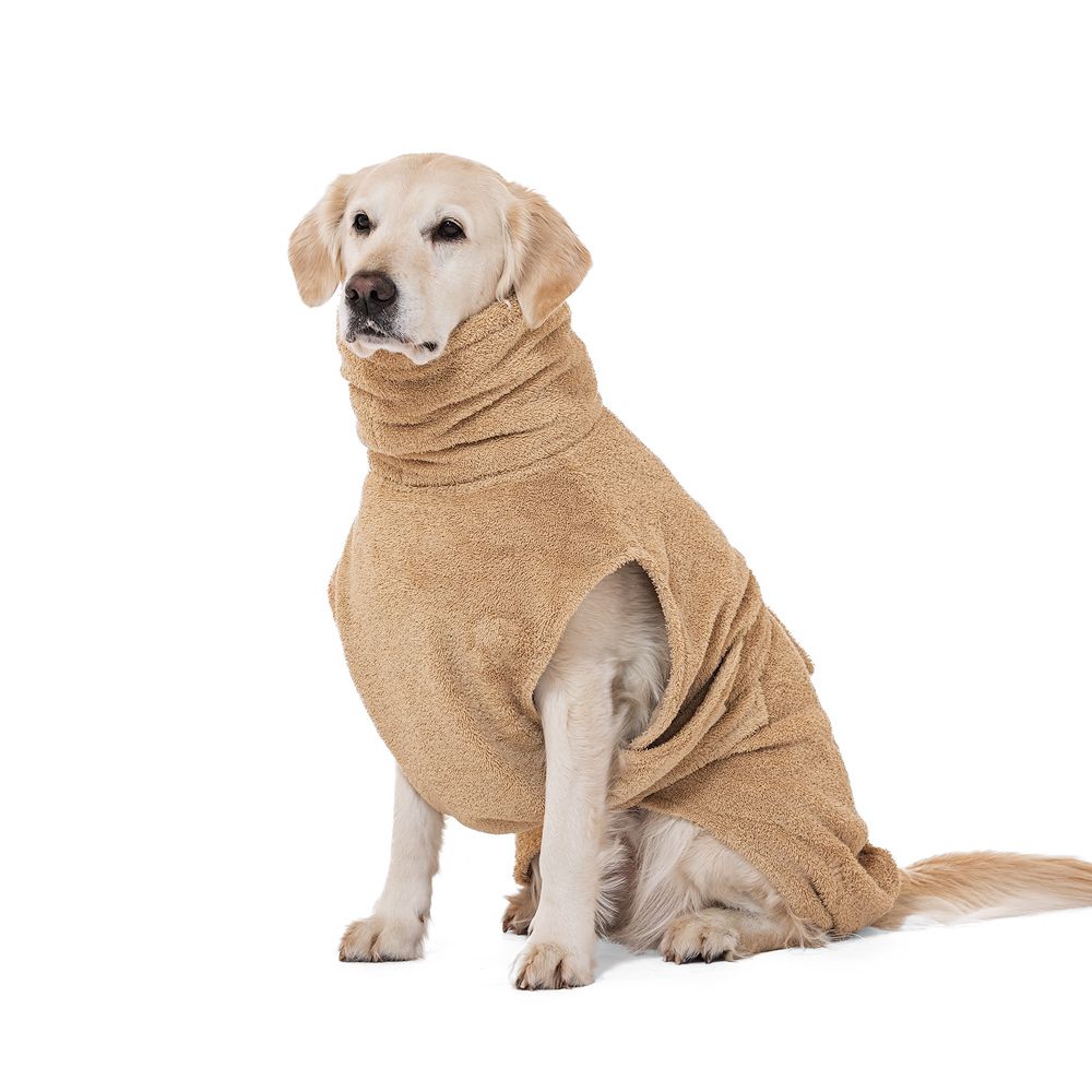 Hundebademantel aus Bio-Baumwolle