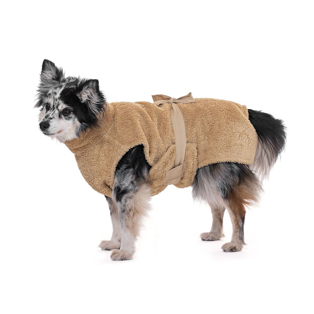 Hundebademantel aus Bio-Baumwolle