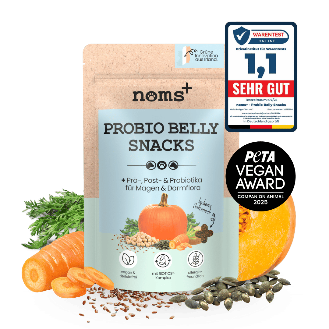 Probio Belly Snacks für Hunde mit BIOTICS³-Komplex: Präbiotika, Probiotika & Postbiotika