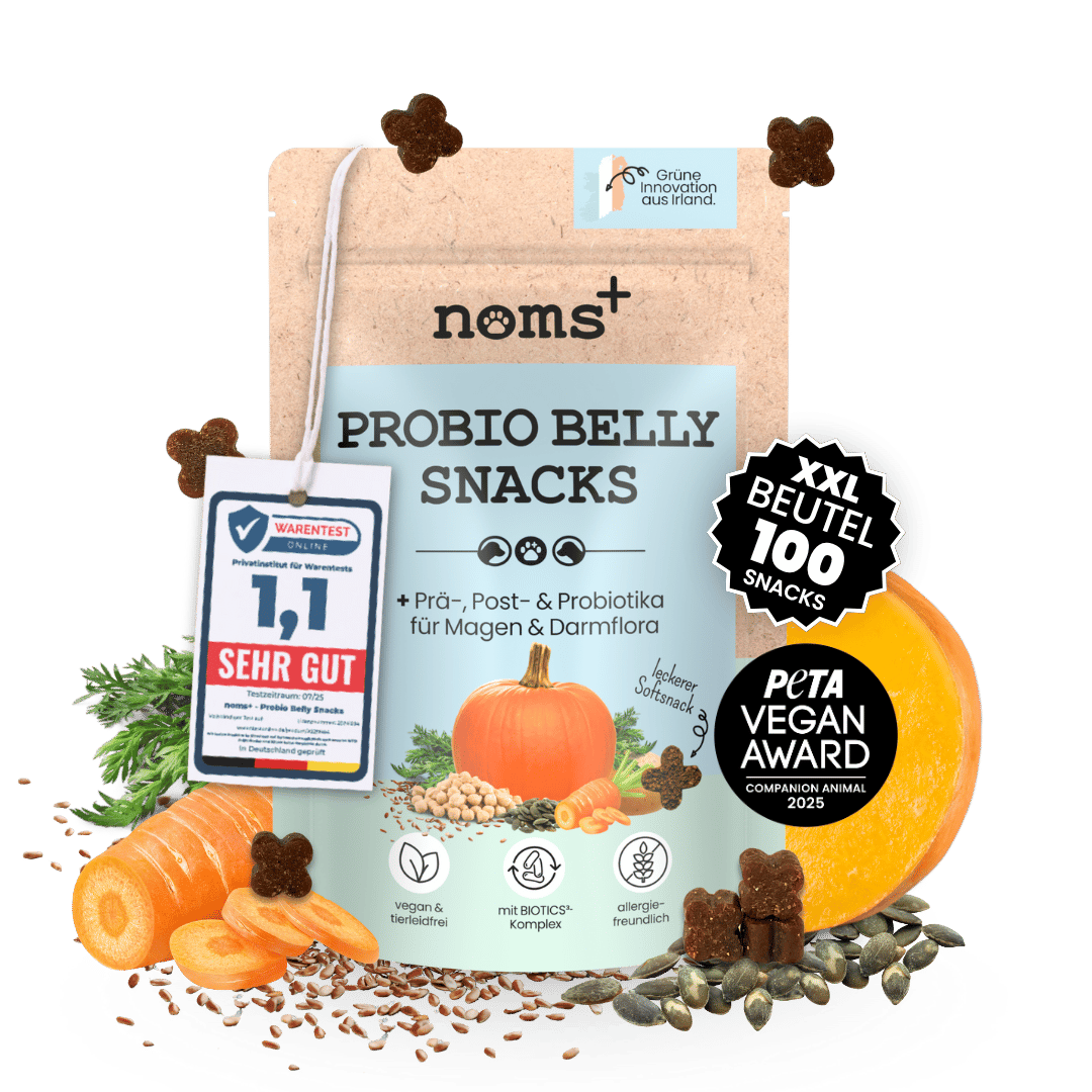 Probio Belly Snacks für Hunde mit BIOTICS³-Komplex: Präbiotika, Probiotika & Postbiotika