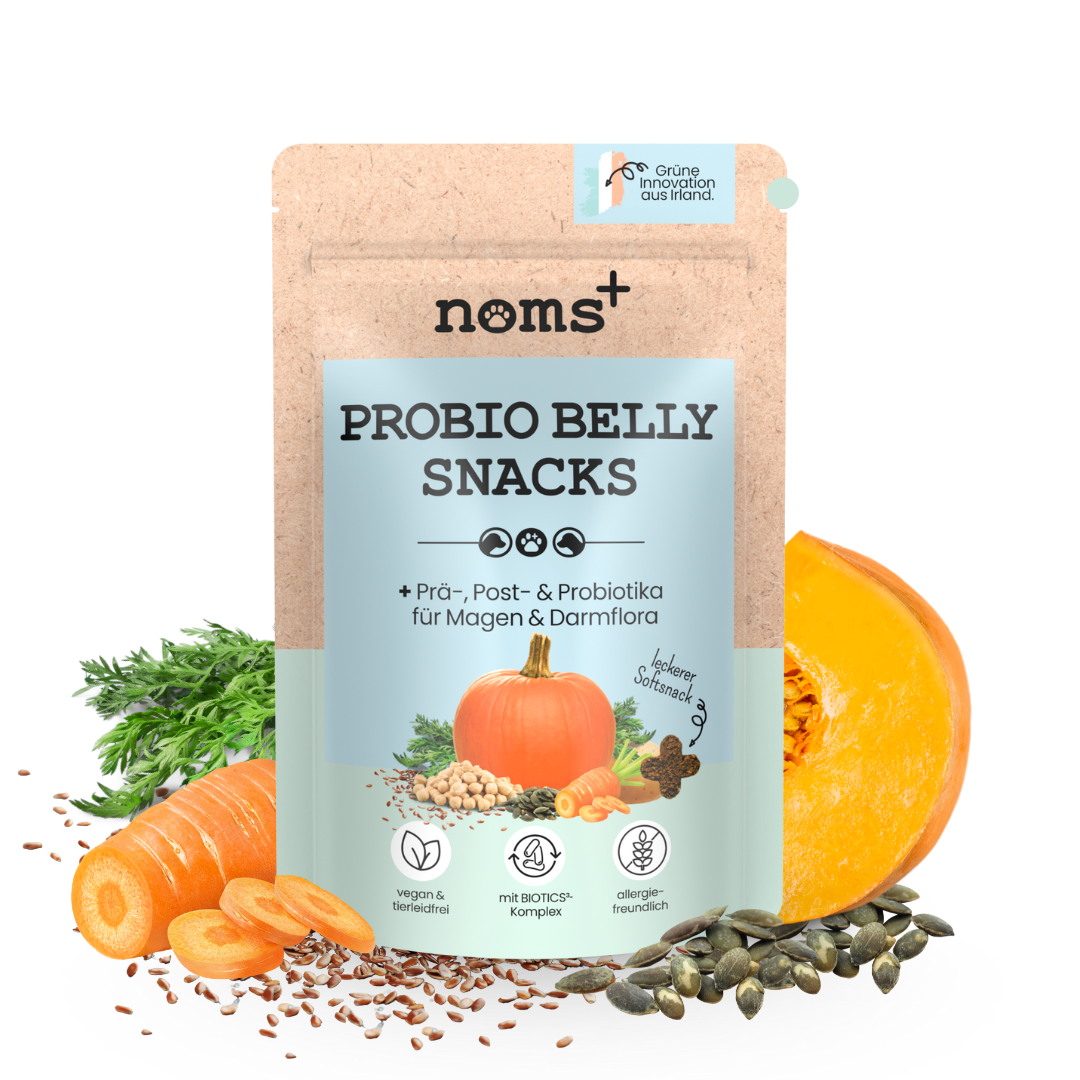 Probio Belly Snacks für Hunde mit BIOTICS³-Komplex: Präbiotika, Probiotika & Postbiotika