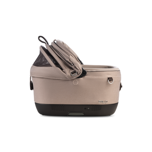 Tavo Pets Maeve™ iso wind – Haustier-Autositz mit integriertem Belüftungssystem und ISOFIX-Verankerung