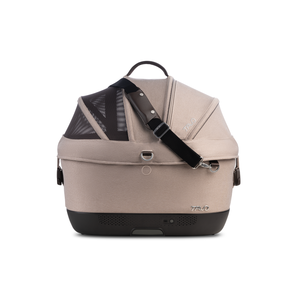Tavo Pets Maeve™ iso wind – Haustier-Autositz mit integriertem Belüftungssystem und ISOFIX-Verankerung