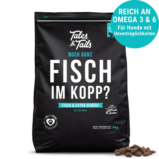 Noch ganz Fisch im Kopp? - Softes Trockenfutter mit Fisch -  4.0 KG