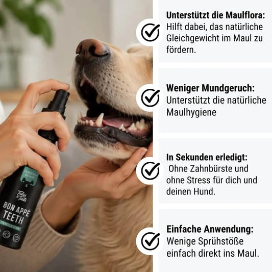Tales & Tails Bon AppéTeeth Zahnpflege-Spray für Hunde – 75 ml