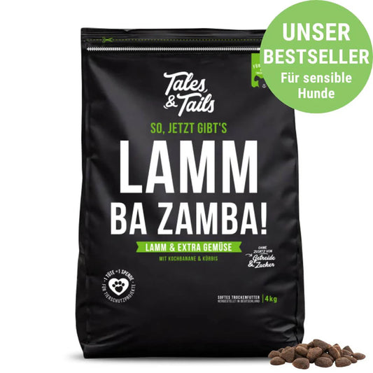 LammBa Zamba! - Softes Trockenfutter mit Lamm - 4.0 KG
