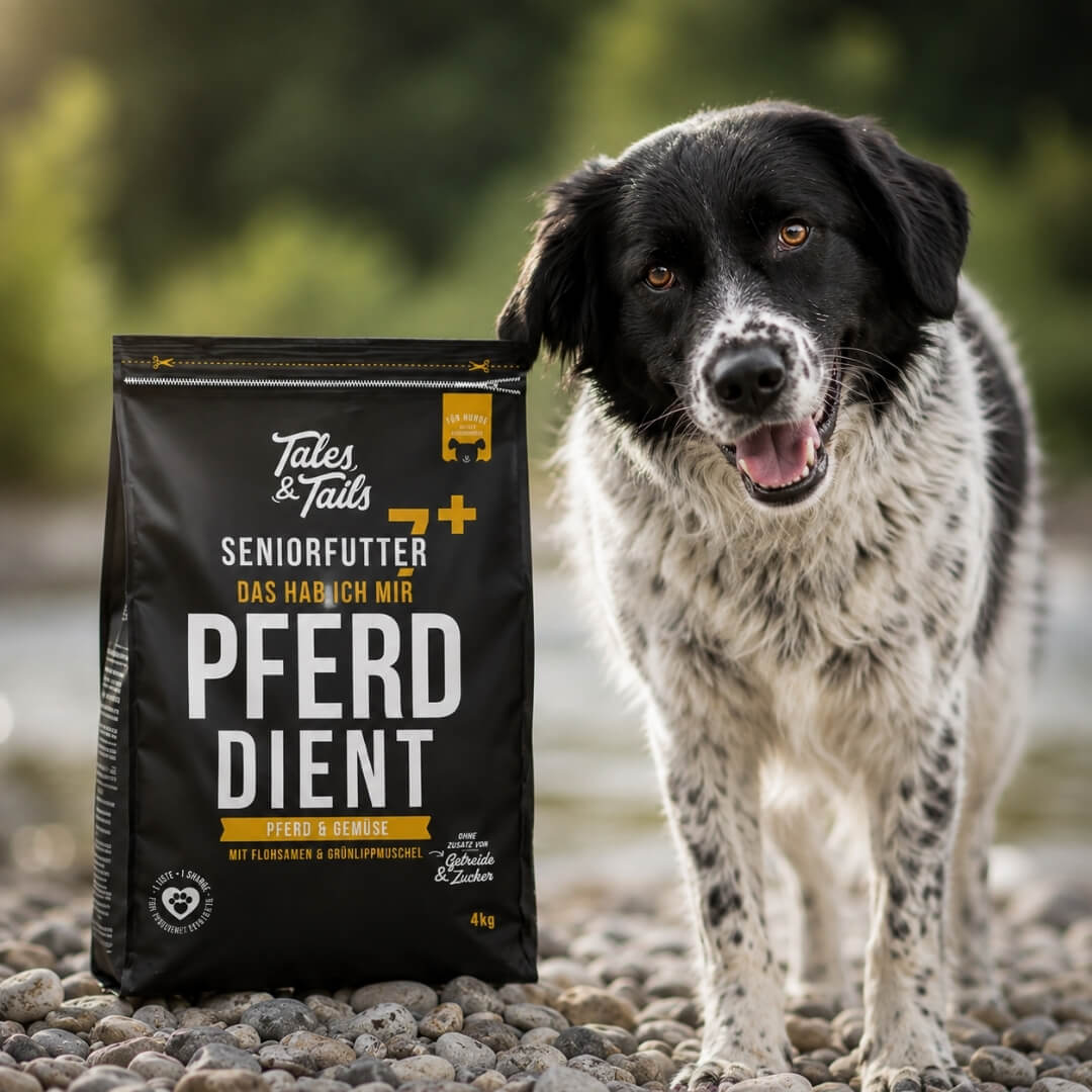 Tales & Tails „Das hab ich mir PferdDient – Senior“ – Softes Trockenfutter mit Pferd