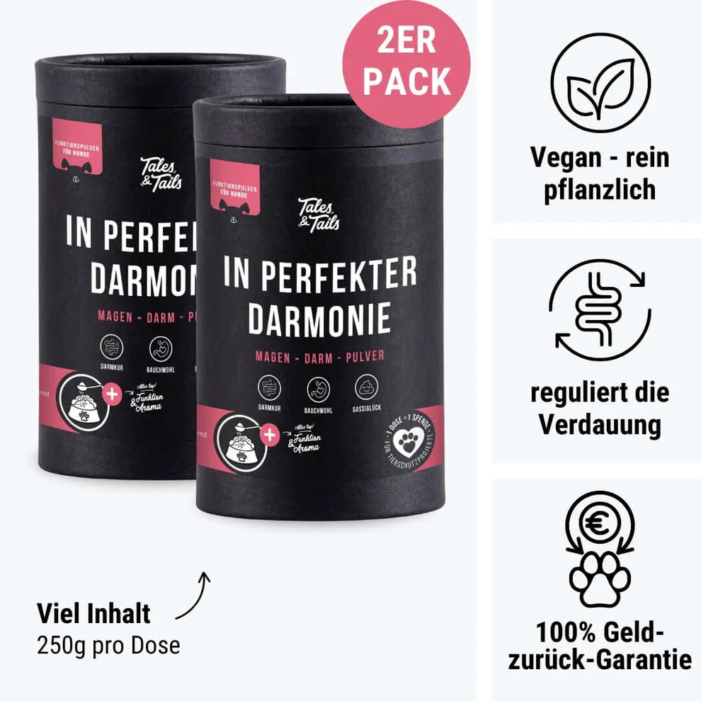 Tales & Tails Darmonie Magen-Darm-Pulver für Hunde