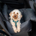 Bild in Galerie-Betrachter laden, TRIMMI Hundeautositz Anthrazit – Design-Autositz für Hunde bis 15kg
