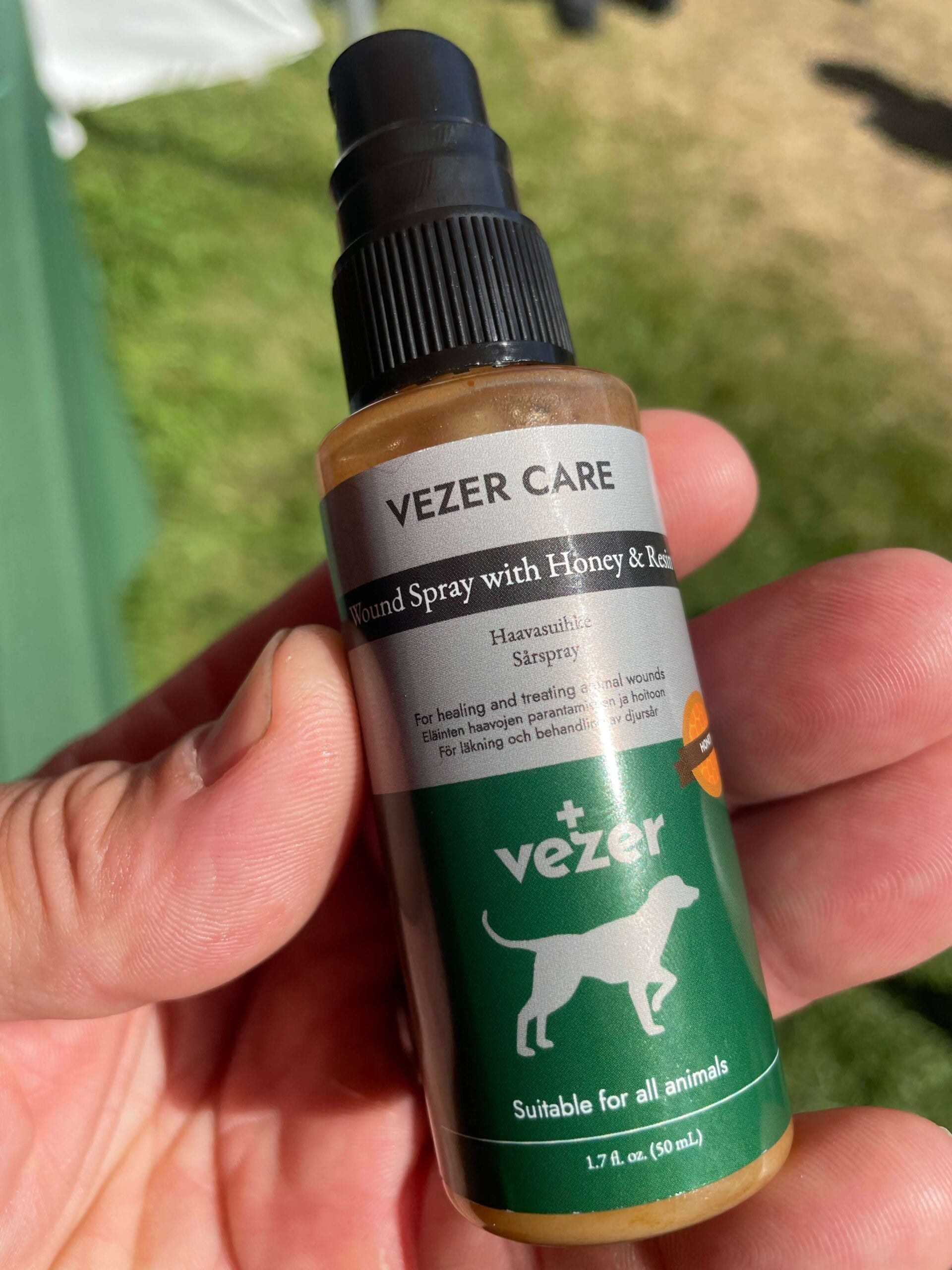 Vezer Care Wundspray aus Fichtenharz & Honig (Katzen & Hunde)