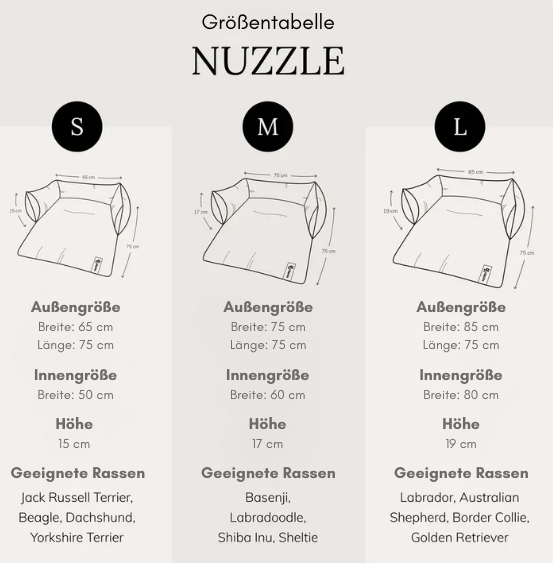 NUZZLE Schlafsofa für die Couch