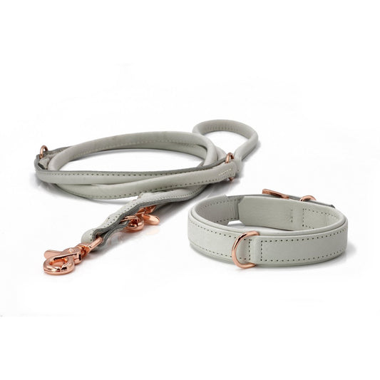 AMICI Light Grey - Elegante Rundleine für modebewusste Hundefreunde