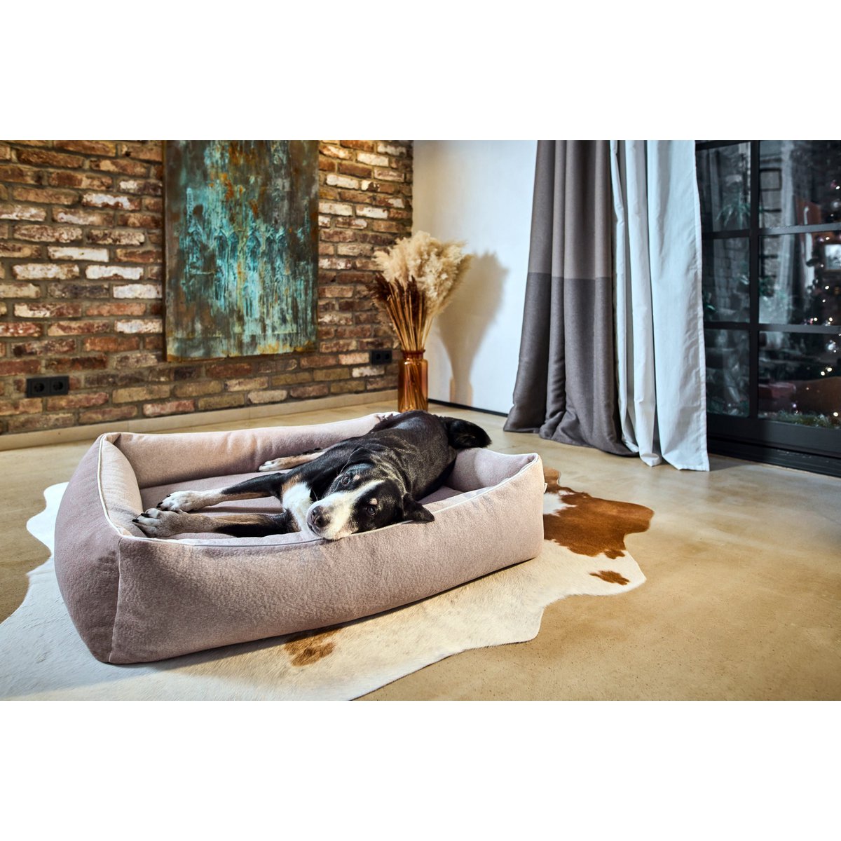 ORTHO Hundebett - BUFFALO CREME
