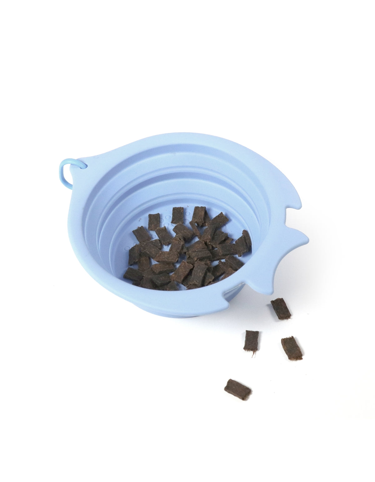 Faltbare Reisenapf 1400 ml aus blauem Silikon
