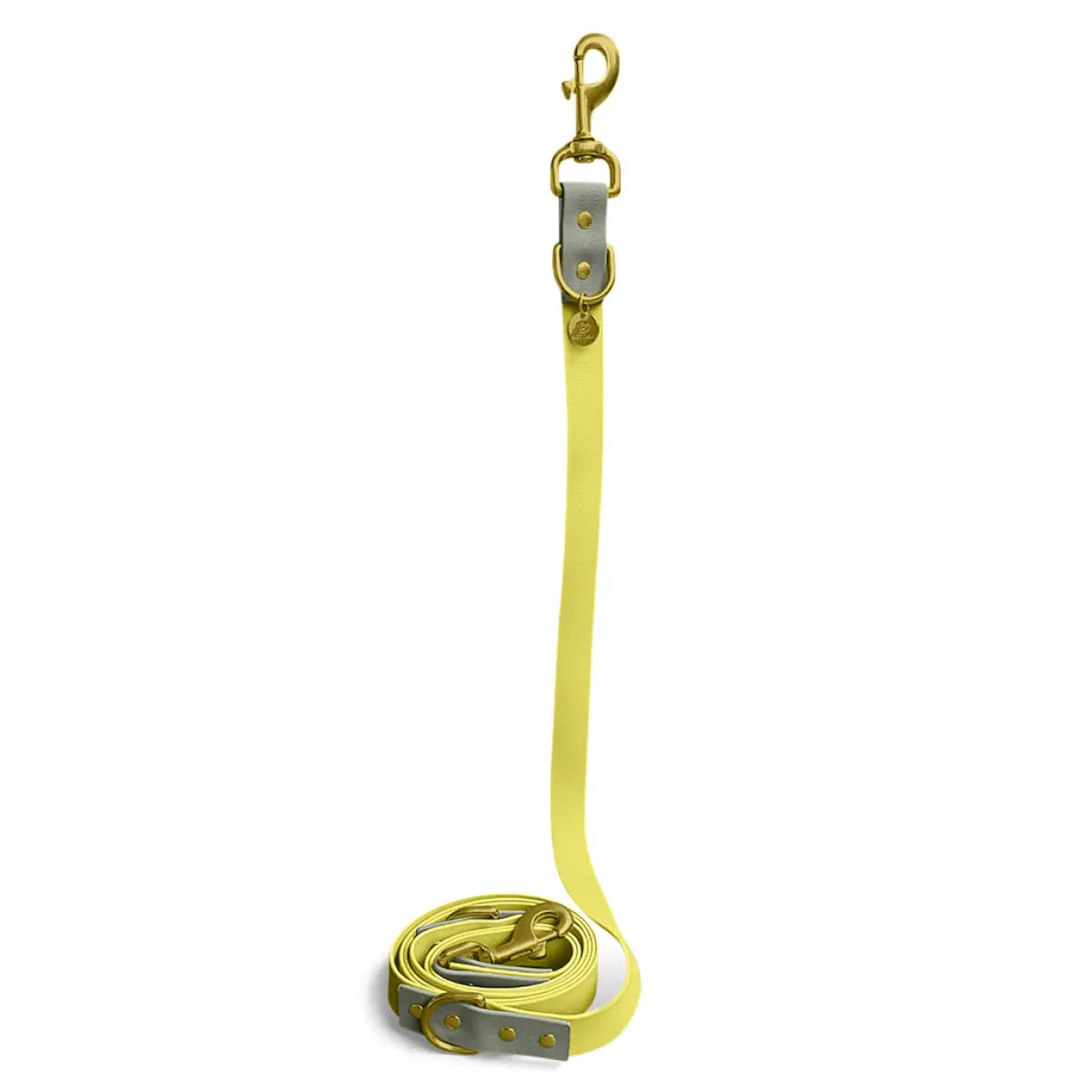 Hey Lana FLEX Outdoor Führleine – 3-fach verstellbar, Lemon/Seagrass